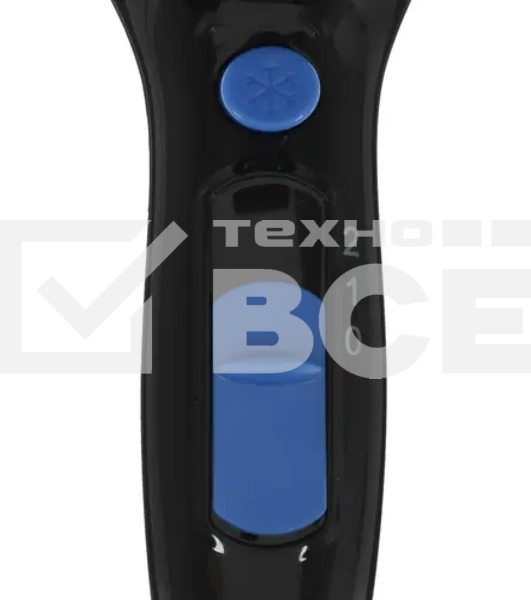 Фен Kelli KL-1121 черный/синий, 1800 Вт