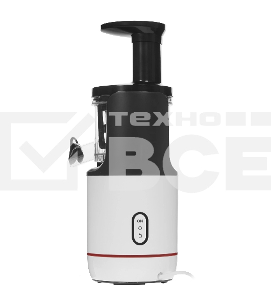 Соковыжималка Bosch MESM500W черный, шнековая вертикальная, 150 Вт, 1000 мл, электронное, реверс