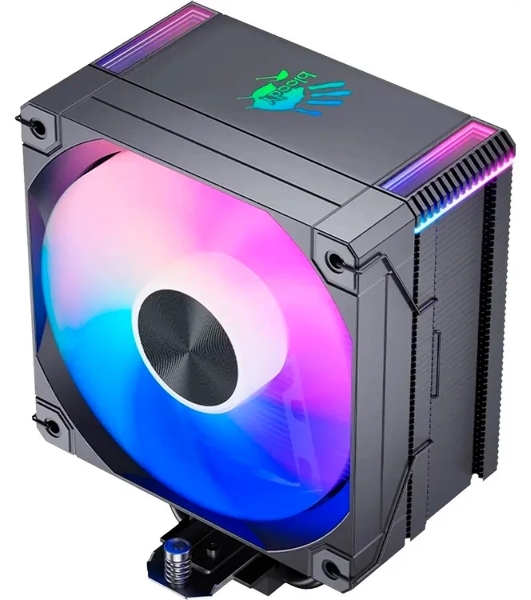 Устройство охлаждения(кулер) Bloody AC-12 ARGB Soc-AM5/AM4/1200/1700/1851 черный 4-pin 14-26dB Al+Cu 230W 582gr Ret (AC-12-ARGB230-BK)