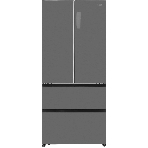 Холодильник Haier HB16FRSAAAERU серебристый трехкамерный 338/109л морозилка снизу, No Frost, фото3
