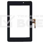 Сенсорное стекло (тачскрин) для Lenovo LePad S2007, черное, фото 1