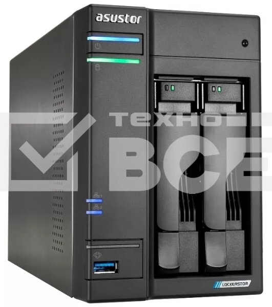 Сетевой накопитель ASUSTOR AS6702T /2BAY/EU/4GD4 (90IX01N1-BW3S20)