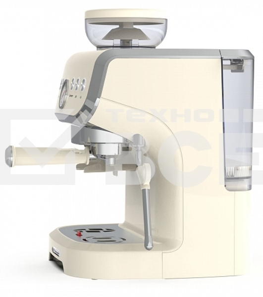 Кофейная станция BQ CM5000 бежевый, исп. кофе - зерновой/молотый, 2 л, 1560 Вт, 15 Бар.
