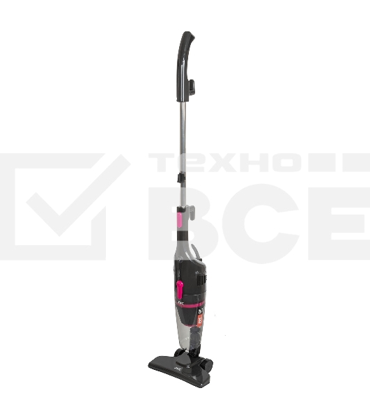 Пылесос вертикальный JVC JH-VS106 черный, питание от сети, 130 Вт, уборка сухая, пылесборник 1.2 л.