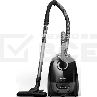 Пылесос Philips XD3112/09, черный, 900 Вт, уборка сухая, пылесборник контейнер 3 л