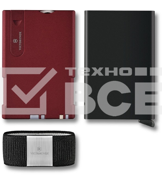 Швейцарская карта Victorinox Smart Card Wallet Iconic Red (0.7250.13) красный коробка подарочная