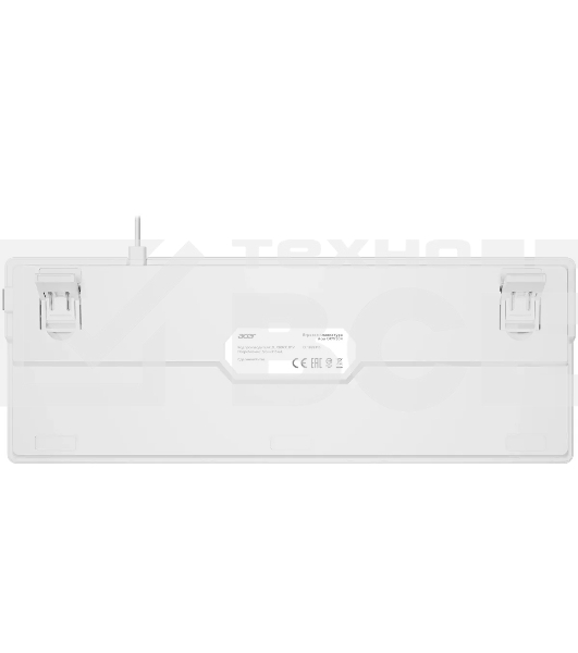 Клавиатура Acer OKW304 (ZL.KBDCC.01V) проводная, USB, белый