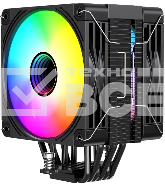 Кулер для процессора Bloody BD-AC230-ARGb1 ARGb черный, 120 мм, алюминий/медь, 1600 об/мин, 32 дБ, 4 pin, 230 Вт, 154 мм