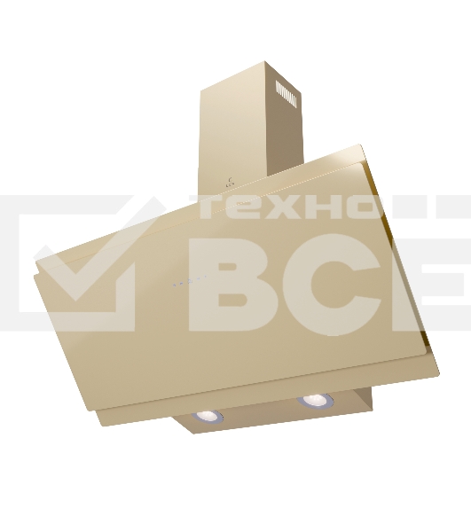 Вытяжка кухонная наклонная LEX FURIA 900 IVORY слоновая кость