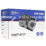 Источник бесперебойного питания SMARTWATT UPS SAFE 1000 черный, 1000/600 ВА/Вт, линейно-интерактивный, напольный, LED индикация, Shuko CEE7/4 - 3 шт., фото2