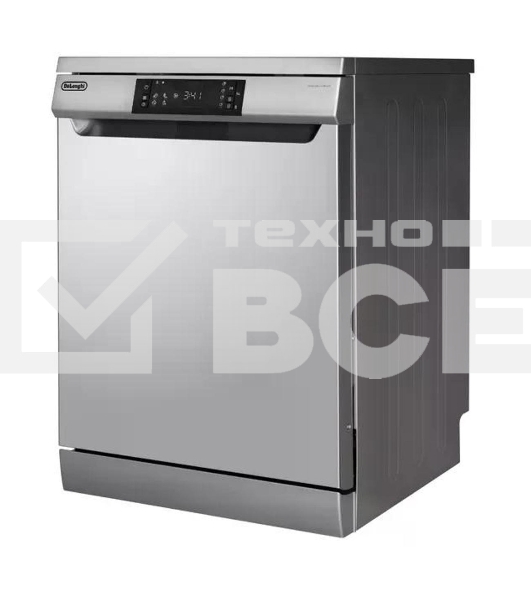 Посудомоечная машина DeLonghi DDWS 665 X Emilio, нержавеющая сталь, 59.8 см, 13 компл., 52 дБ, класс A++