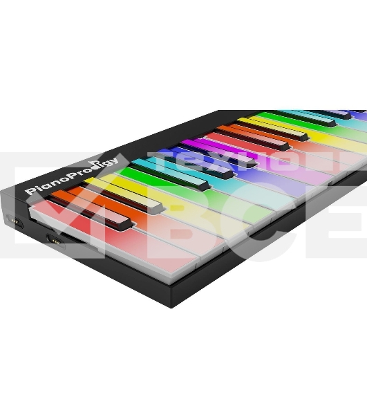 Клавиатура MIDI Gemini PianoProdigy GPP-101 24 клавиши с RGB подсветкой для обучения, Bluetooth, встроенный аккумулятор