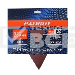 Треугольник шлифовальный PATRIOT на липучке, 285мм, 12 отверстий, Р400, 10 шт, фото2
