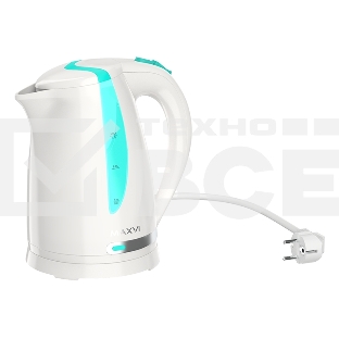 Чайник электрический Maxvi KE1701P белый-green