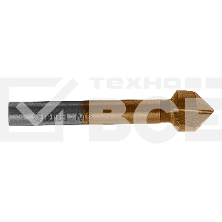 Зенковка конусная Denzel под М5, HSS, по металлу, цилиндрический хвостовик