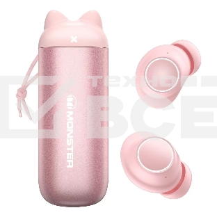 Наушники беспроводные MONSTER Melody (MH22116) розовые