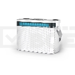 Переносная караоке система TRS2403 iconBIT K902W Колонка 10Вт, 2 микрофона Bluetooth, световые эффекты, аккумулятор в колонке 3000mAh и микрофонах, 22.3*9.6*15.7CM, белый, фото2