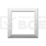 Рамка-суппорт 2мод. Avanti для In-liner Front бел. ДКС 4400912, фото 1