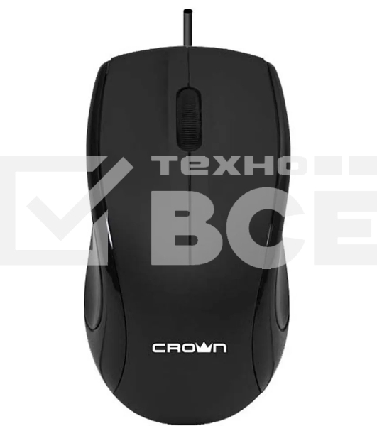 Мышь проводная CROWN CMM-312 черный