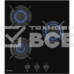 Газовая варочная панель Weissgauff HG 453 BGV, фото 1