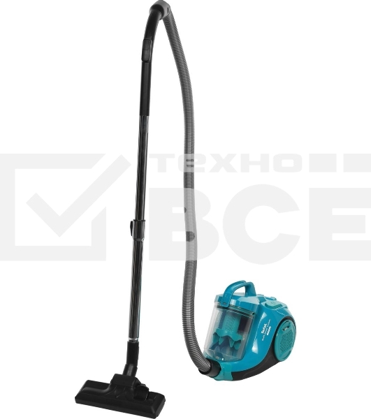 Пылесос Tefal TW2922EA бирюзовый/черный, 750/2100Вт, уборка сухая, пылесборник контейнер 1.5л