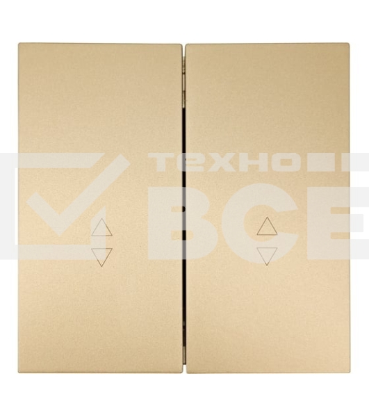 Выключатель проходной 2-кл. СП ZIMA IP20 10А безвинт. зажим зол. LEZARD 704-3688-106QC