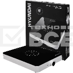 Плита настольная электрическая Hyundai HYC-0105 белый стеклокерамика, фото2