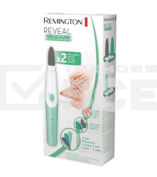 Аппарат для маникюра и педикюра Remington MAN1000, белый/зеленый