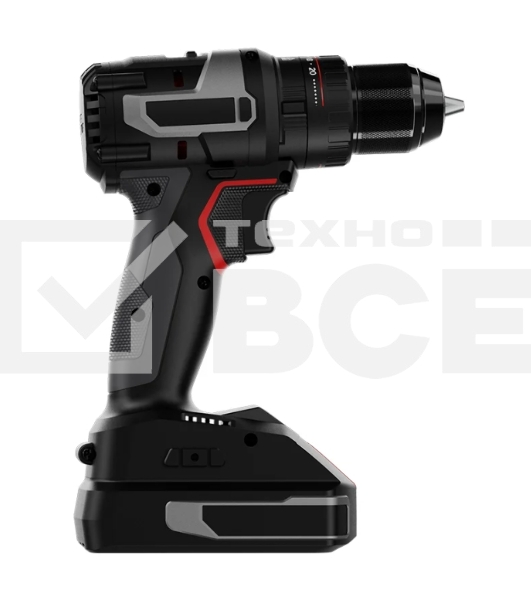 Дрель-шуруповерт Deli DE-CZ20-1D2, Аккумуляторная, 20В, 2 АКБ, Ударная, Сумка