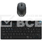 Комплект клавиатура+мышь JLab GO беспроводной, USB, 1600 DPI, чёрный, фото 1