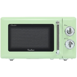 Микроволновая печь Tesler MM-2045 зеленый, 20 л, 700 Вт, переключатели - поворотный механизм