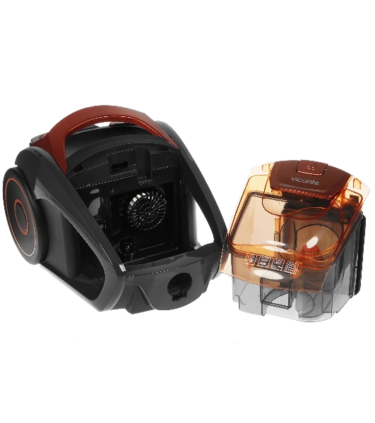 Пылесос Viconte VC-381 коричневый, 400/2400 Вт, уборка сухая, пылесборник контейнер 2 л