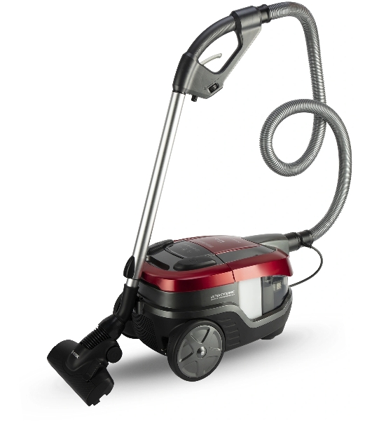 Пылесос Vitek VT-1830 красный/черный, 350/1800 Вт, уборка сухая/влажная, пылесборник аквафильтр 4 л