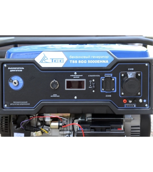 Электрогенератор бензиновый ТСС SGG 5000EHNA, 5.5 кВт, 74 дБ, 83 кг