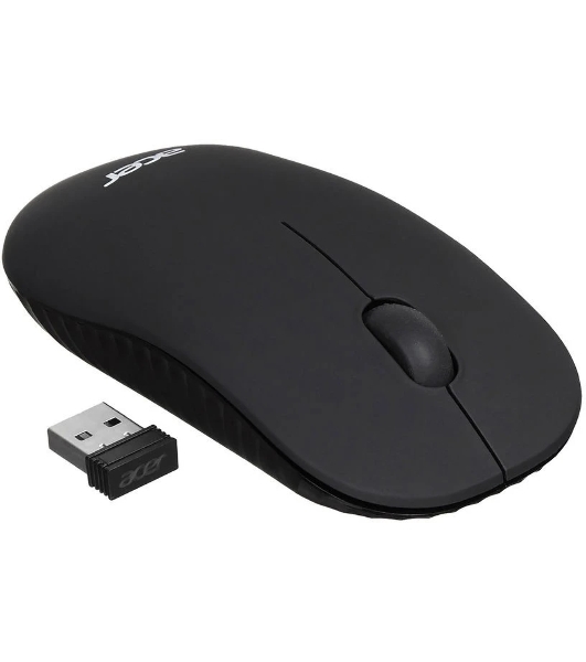 Комплект клавиатура+мышь Acer OKR030 беспроводной, USB, 1200 DPI, чёрный
