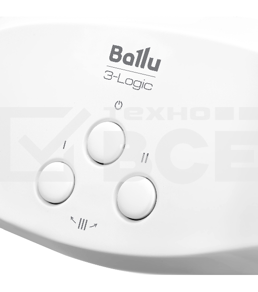 Водонагреватель проточный Ballu 3-Logic TS (3,5 kW) - кран+душ