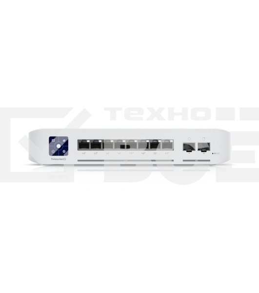 Коммутатор PoE в стойку Ubiquiti UniFi Switch Enterprise 8 PoE [USW-Enterprise-8-PoE] 8х 2.5G RJ45, 2х 10G SFP+, раздача 120 Вт