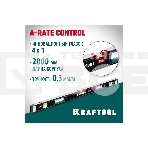 Уровень Kraftool A-RATE CONTROL 2000 мм, сверхпрочный уровень с зеркальным глазком, фото3
