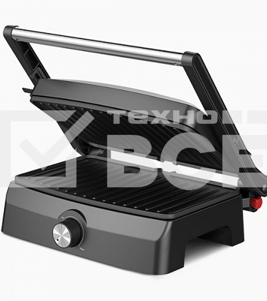 Электрический гриль BQ GR3004 Черный-стальной