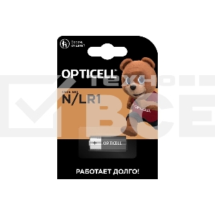 Элемент питания алкалиновый N/LR1 1.5В (блист.1шт) Specialty Opticell 5070003