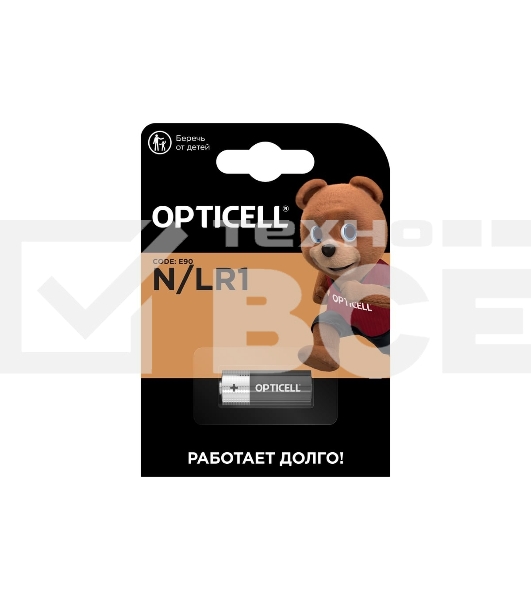Элемент питания алкалиновый N/LR1 1.5В (блист.1шт) Specialty Opticell 5070003