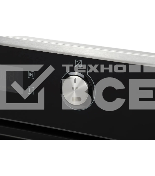 Духовой шкаф электрический Hyundai HEO 6648 IX серебристый/черный, встраиваемый