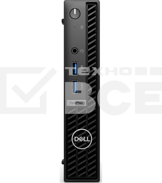Неттоп Dell Optiplex 7020 Micro i5 14500T (1.7) 8Gb SSD512Gb UHDG 770 Windows 11 Pro GbitEth WiFi BT 90W мышь клавиатура черный (7020-5821)