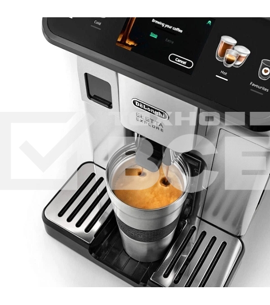 Кофемашина DeLonghi ECAM450.55.S серебристый/черный, исп. кофе - зерновой/молотый, 1.8 л, 1450 Вт, 19 Бар
