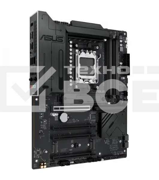 Материнская плата ASUS X870 MAX GAMING WIFI7, AM5, AMD X870, 4xDDR5, 4xSATA, 3xM.2, 1xPCIe 5.0 x16, 2xPCIe 4.0 x16, 1xPCIe x1, 1xHDMI, 2xUSB-C 40Gbps (USB4), 1xUSB-A 10Gbps, 3xUSB-A 5Gbps, 4xUSB-A 2.0, 1x2.5Gb LAN, Wi-Fi 7, Bluetooth 5.4, 3x3.5 мм, 7.1, A