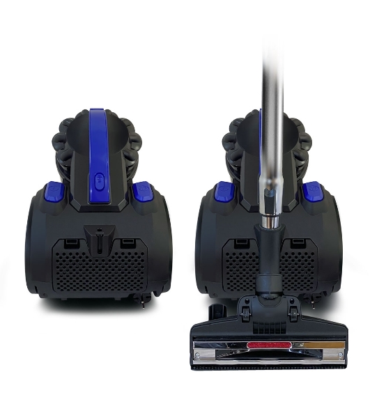 Пылесос Ginzzu VS435 черный/синий, 440/2400 Вт, уборка сухая, пылесборник контейнер 4 л