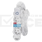 Удлинитель Smartbuy (SBE-16-3-1.5m-ZS) 3 роз х 1,5 м - белый, фото2