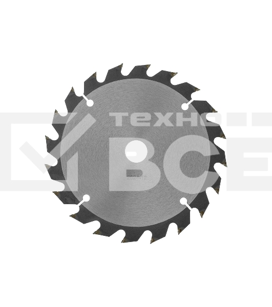 Пильный диск по дереву с гвоздями Denzel ф165 х 20 мм, 20 зубов