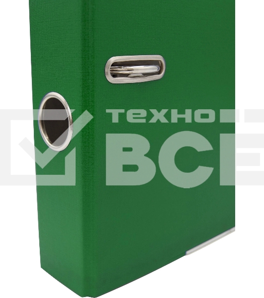 Папка-регистратор Silwerhof A4 50мм ПВХ/бумага зеленый мет.окант. сборная (упак.:2шт)