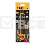 Нож Denzel 18 мм, сменное лезвие, SK4, корпус из ABS + TPR, торцевой зажим, фото8